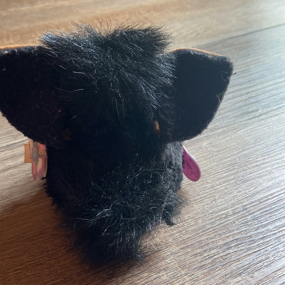 Vintage ,  with tag 1999 brown and black furby  with blues eyes. Tiger - Picture 3 of 5